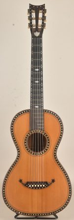 French, Guitar, mid-19th century, Mirecourt